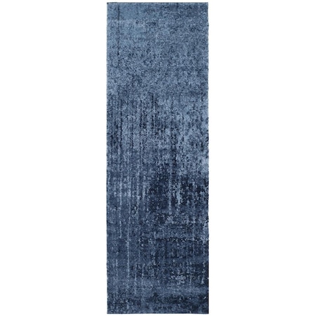 Safavieh Retro Power Loomed Runner Rugs, Light Blue and Blue - 2 ft.-3 in. x 7 ft. RET2770-6065-27